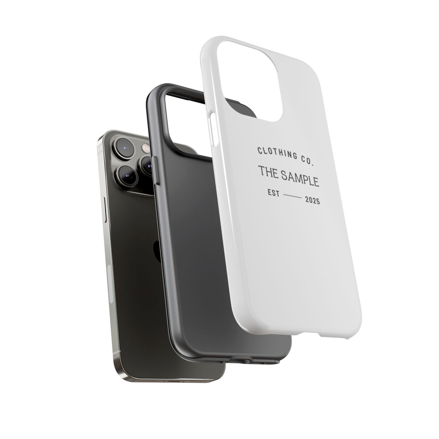 Durable Phone Case - “The Sample Clothing Co.” Design