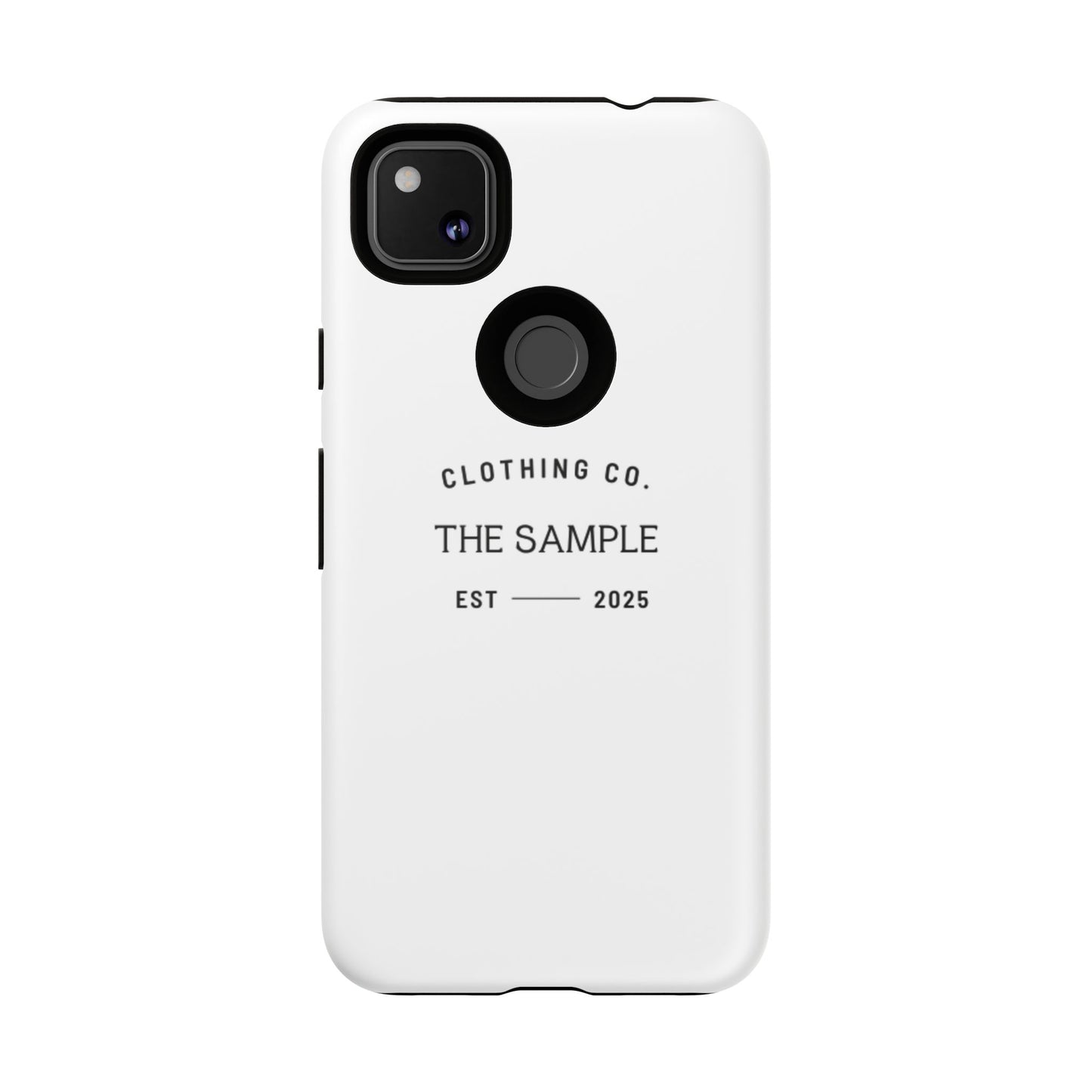 Durable Phone Case - “The Sample Clothing Co.” Design