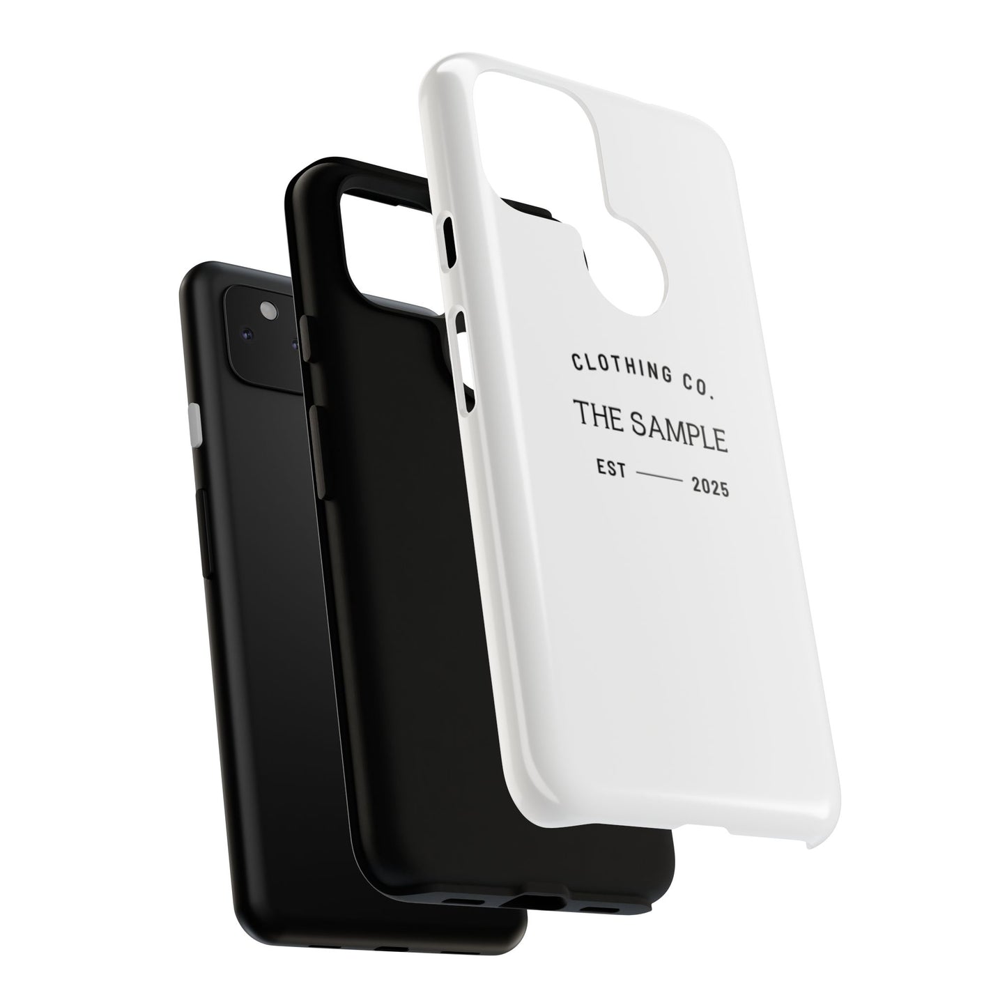 Durable Phone Case - “The Sample Clothing Co.” Design