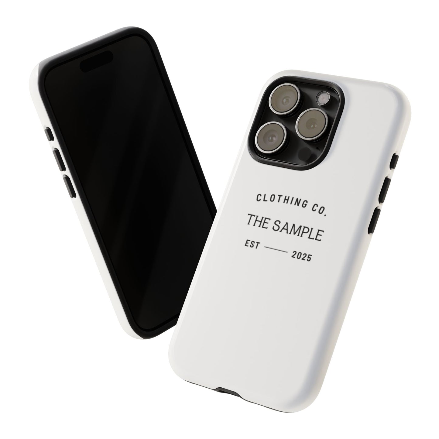 Durable Phone Case - “The Sample Clothing Co.” Design