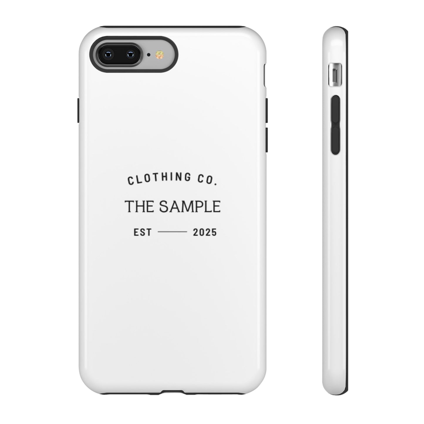 Durable Phone Case - “The Sample Clothing Co.” Design