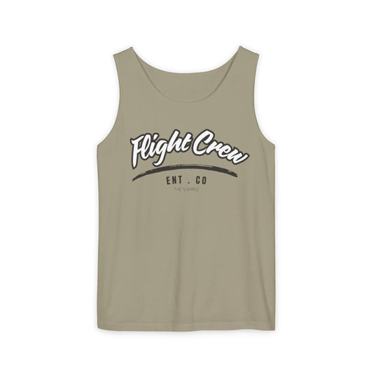 Unisex Garmented-Tank Top - "Flight Crew" Design