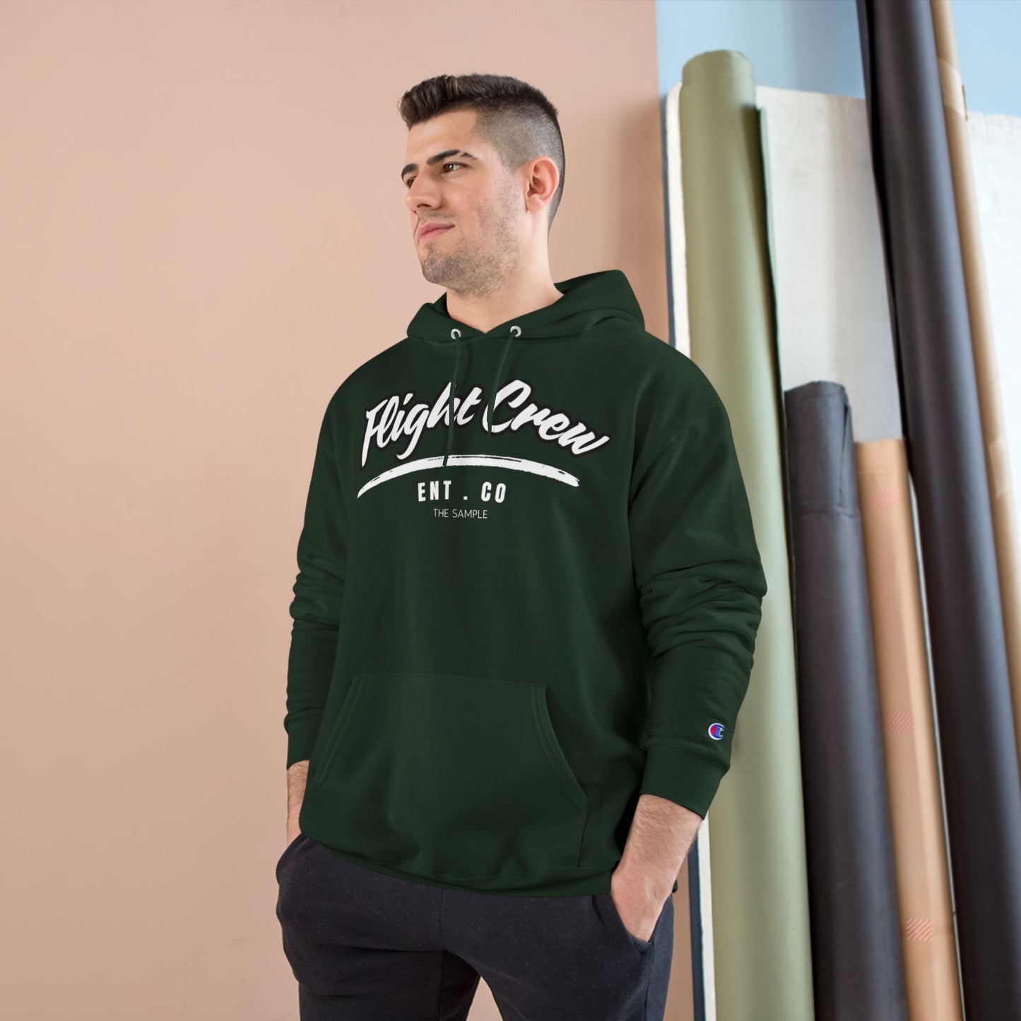 Champion Hoodie - "Flight Crew" Design