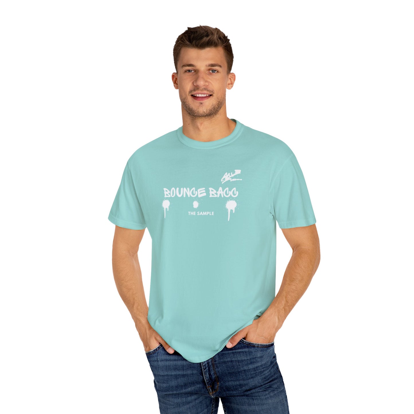 “Bounce Bacc” Unisex Garment-Dyed T-Shirt - Soft, Trendy Style for Everyday Wear