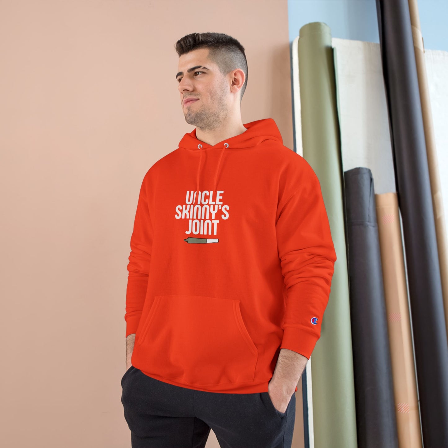Champion Hoodie - “Uncle Skinny’s Joint” Design
