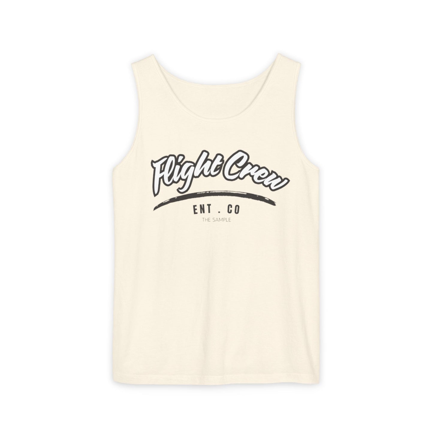Unisex Garmented-Tank Top - "Flight Crew" Design