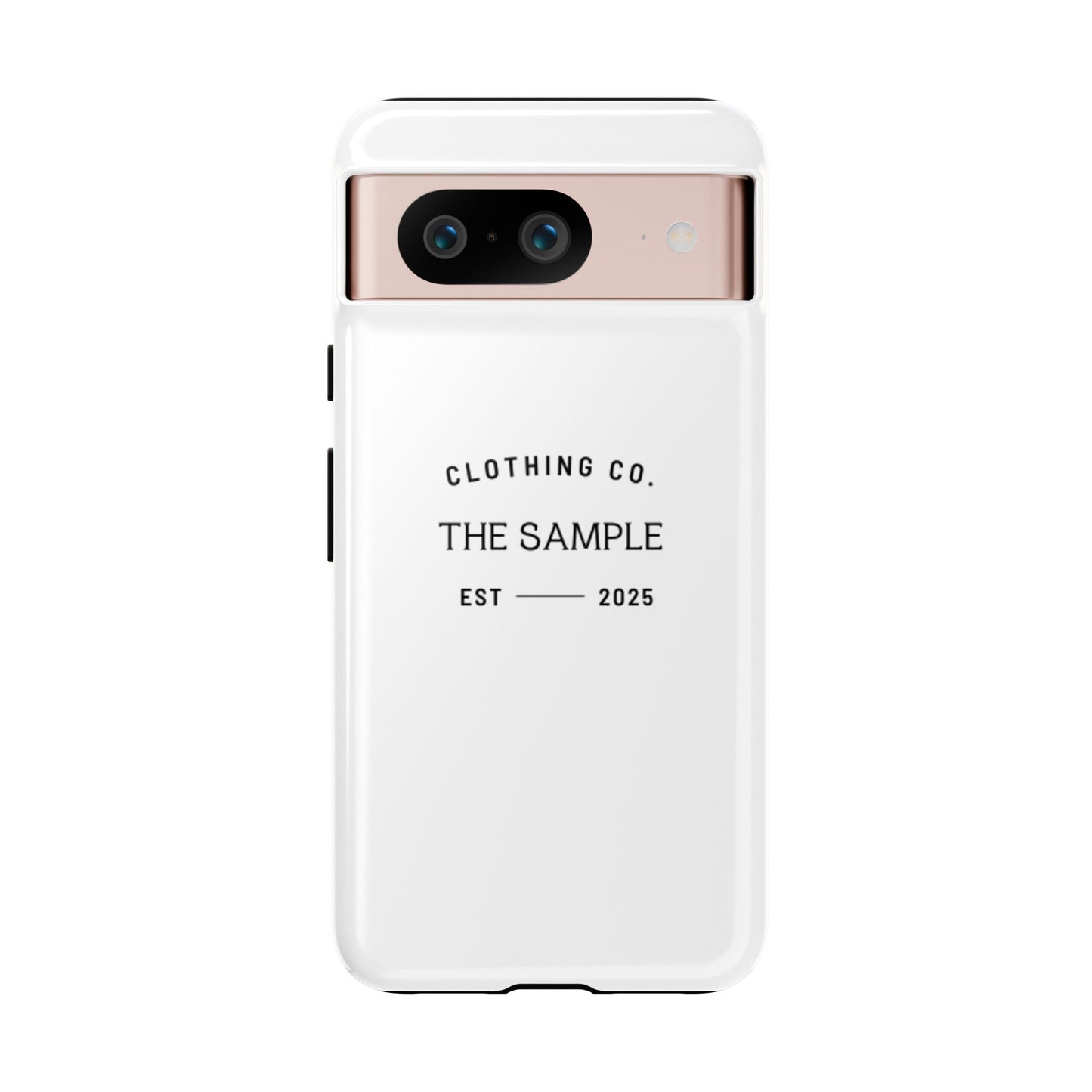 Durable Phone Case - “The Sample Clothing Co.” Design