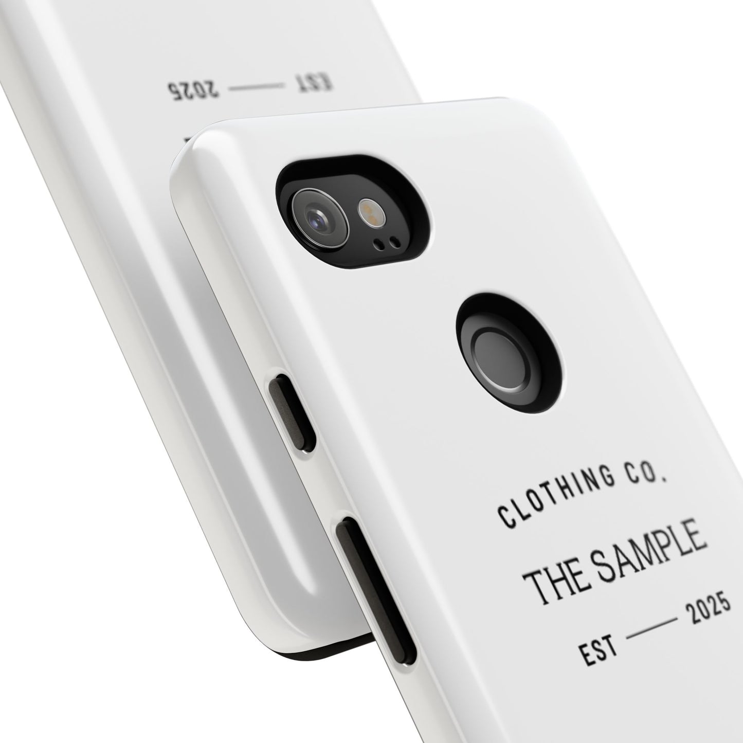 Durable Phone Case - “The Sample Clothing Co.” Design