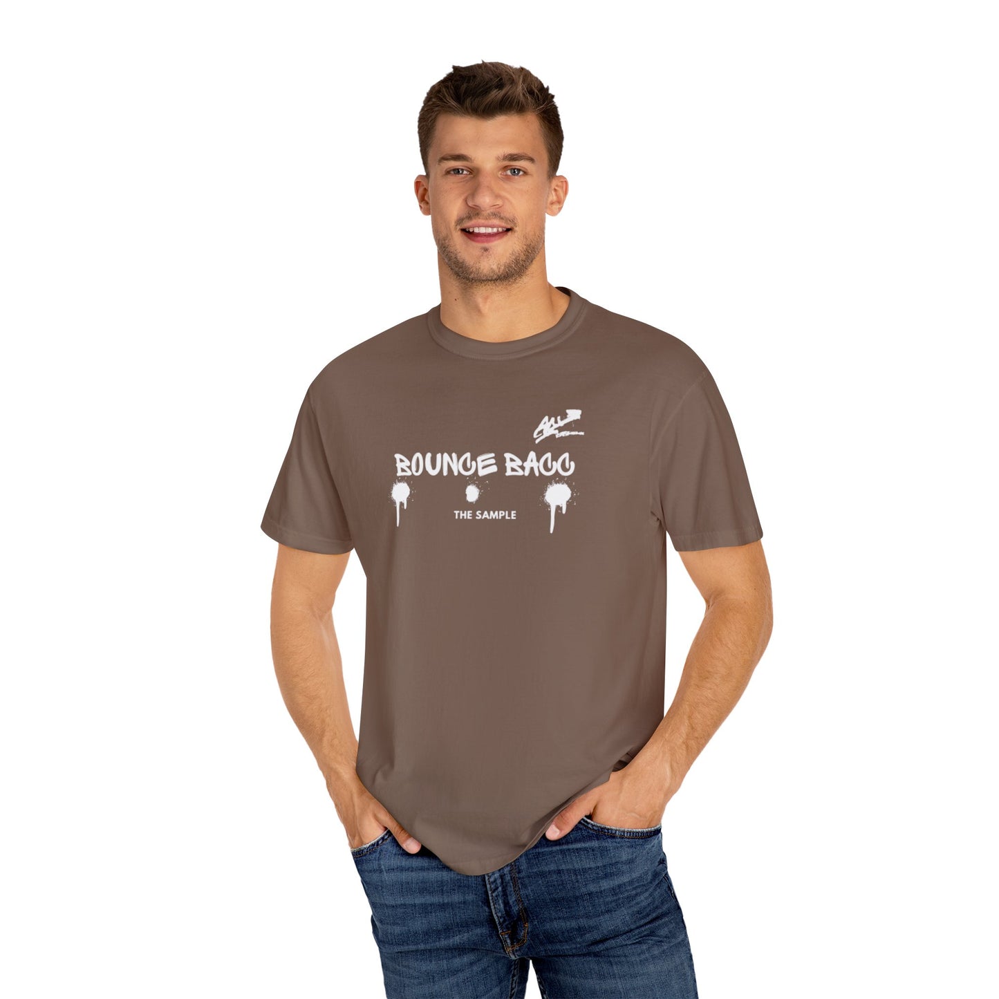 “Bounce Bacc” Unisex Garment-Dyed T-Shirt - Soft, Trendy Style for Everyday Wear