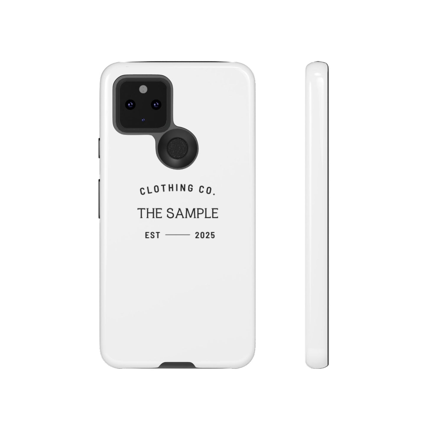 Durable Phone Case - “The Sample Clothing Co.” Design