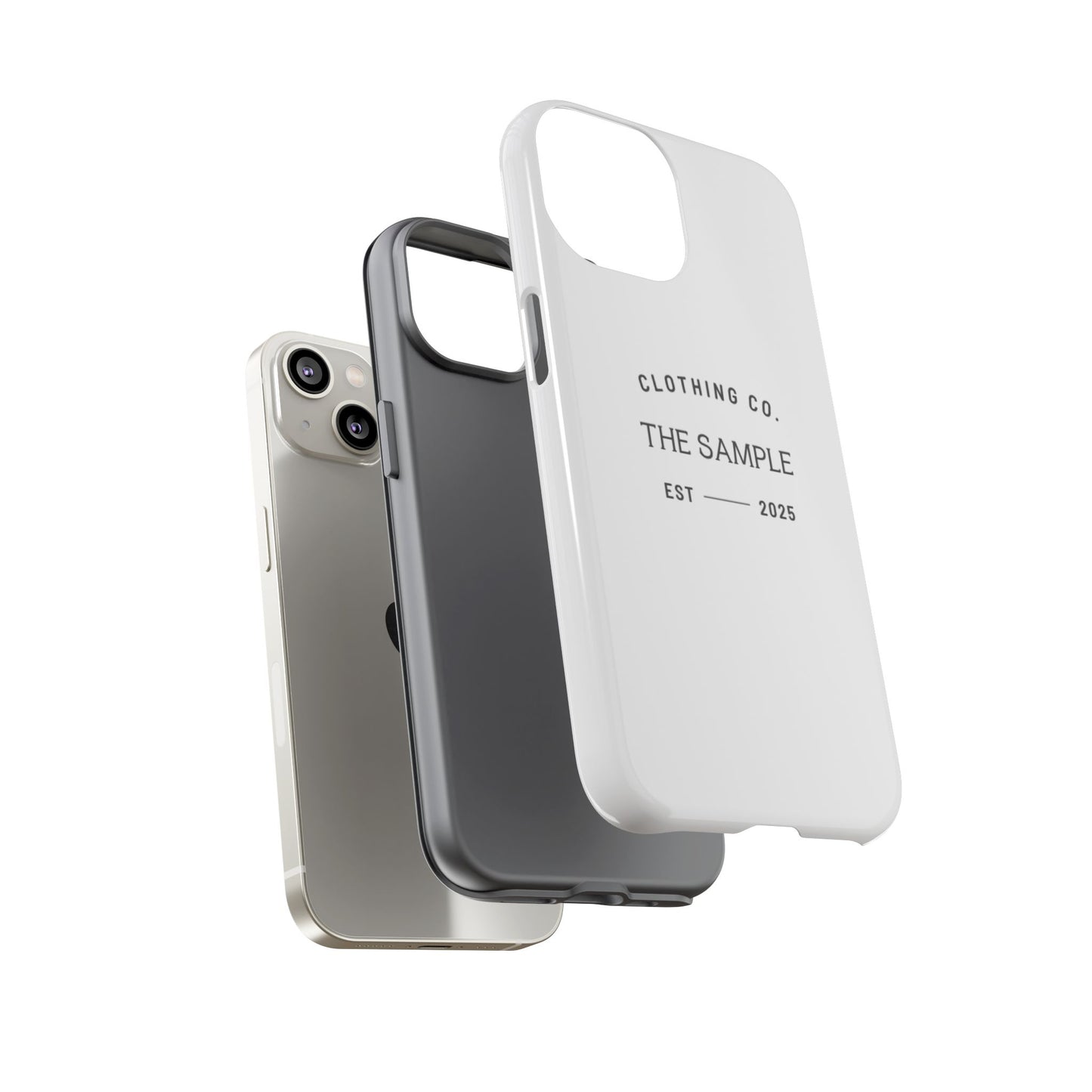 Durable Phone Case - “The Sample Clothing Co.” Design