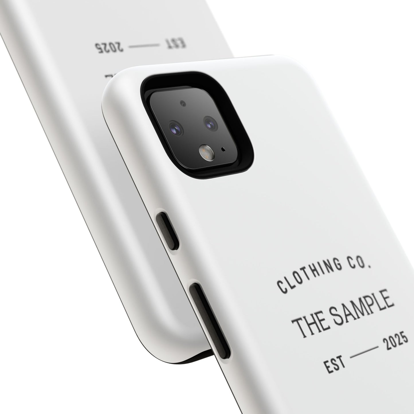 Durable Phone Case - “The Sample Clothing Co.” Design
