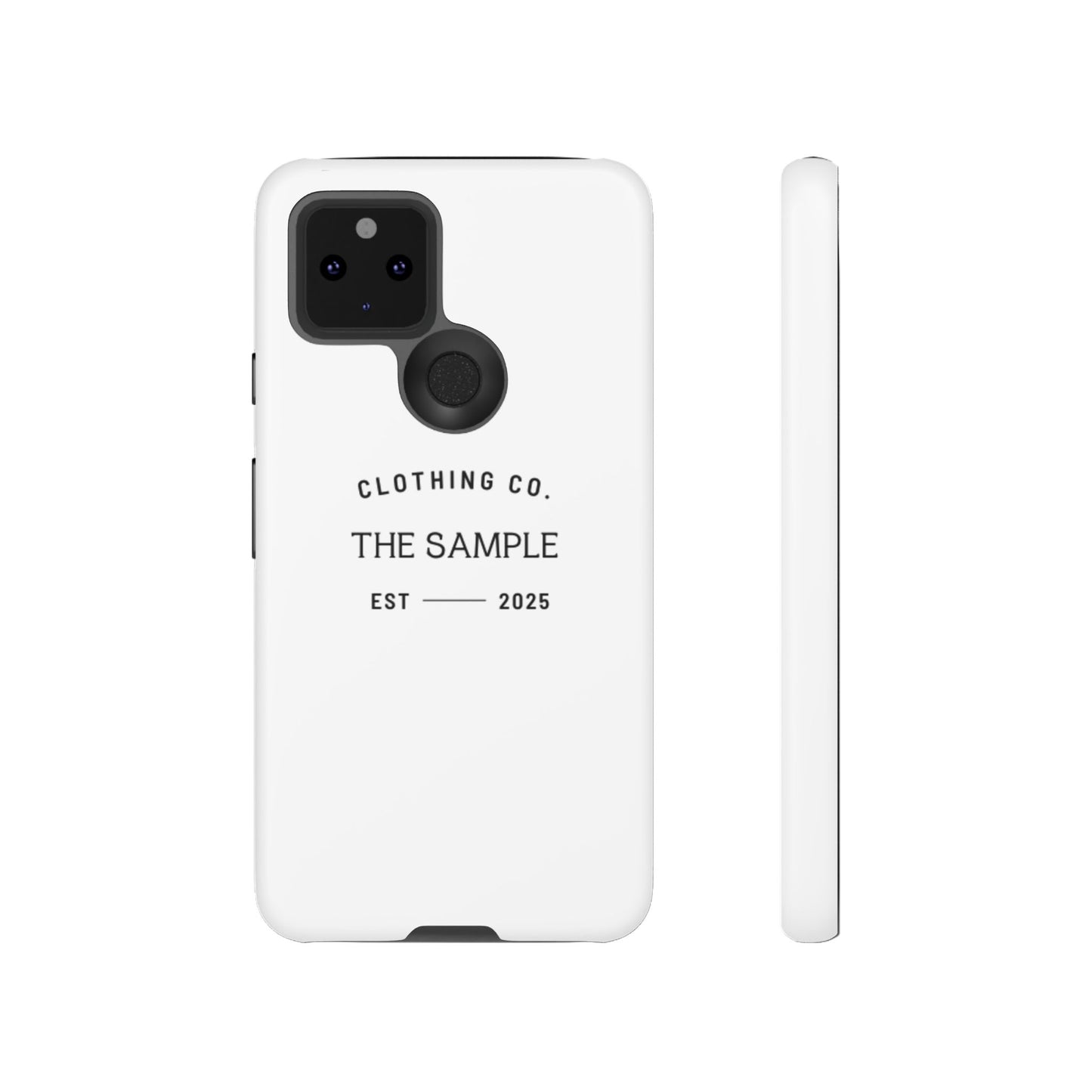 Durable Phone Case - “The Sample Clothing Co.” Design