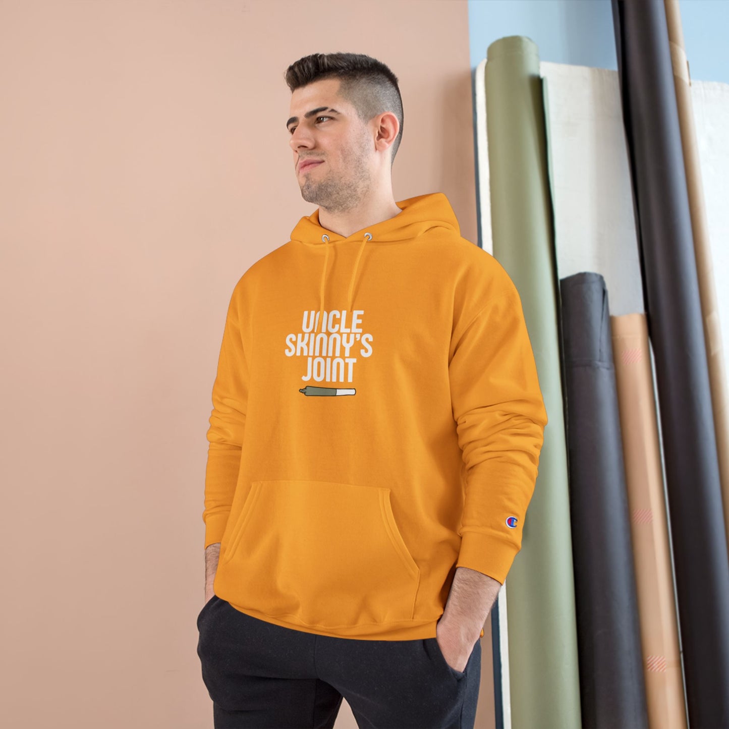 Champion Hoodie - “Uncle Skinny’s Joint” Design