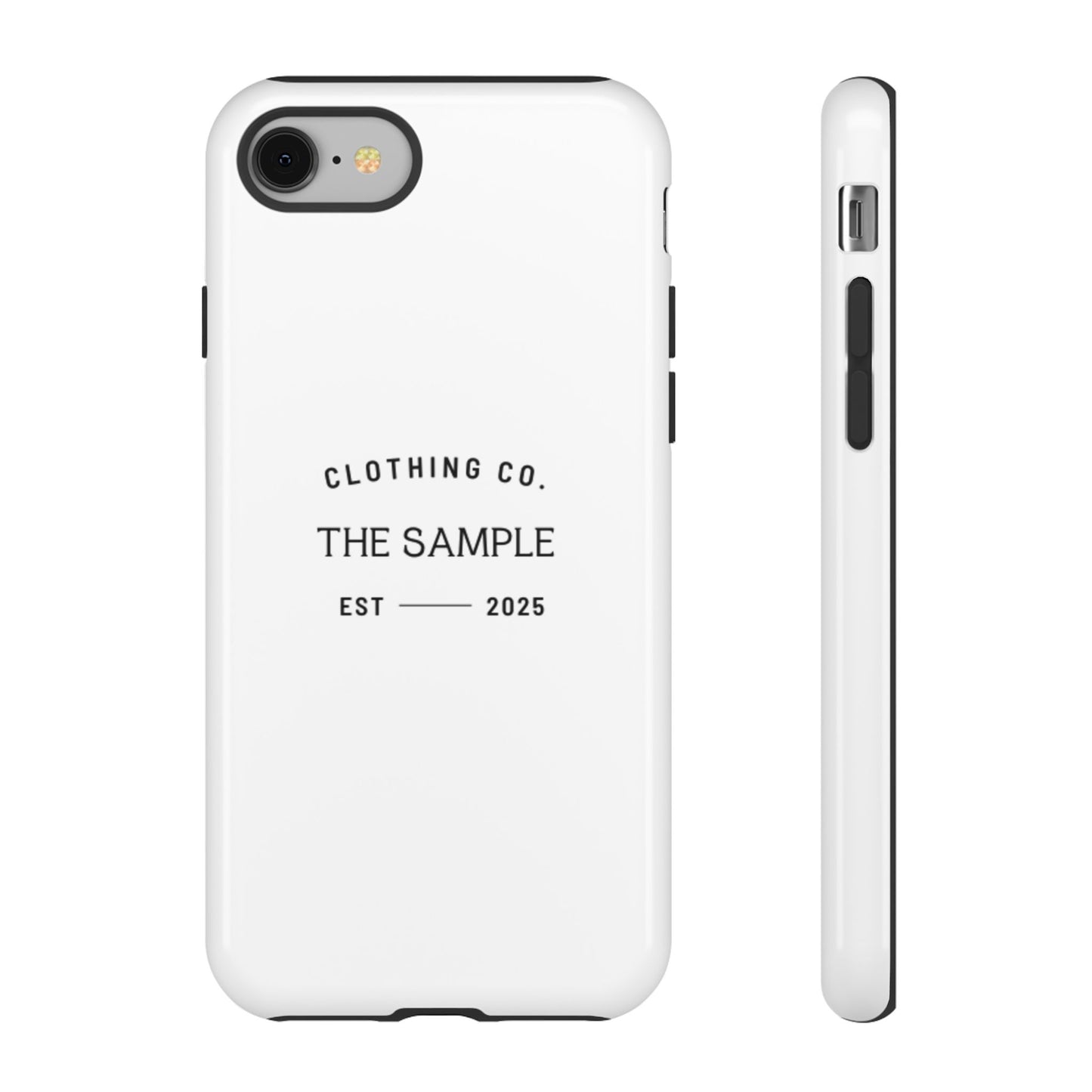Durable Phone Case - “The Sample Clothing Co.” Design