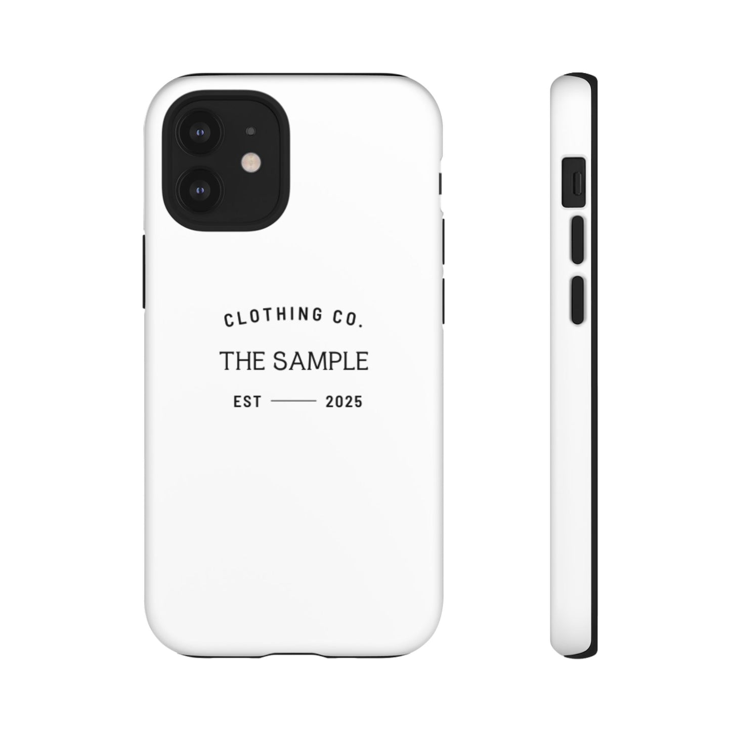 Durable Phone Case - “The Sample Clothing Co.” Design