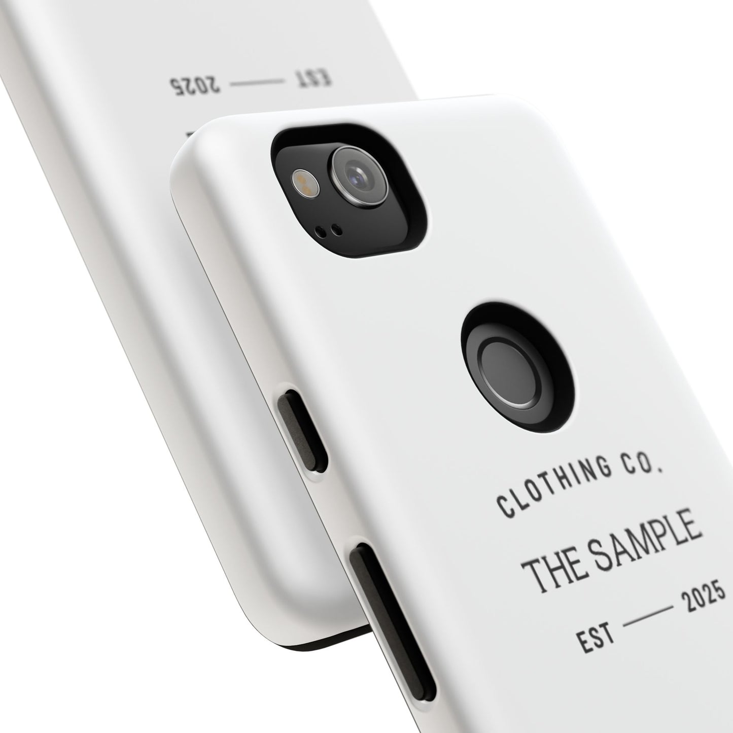 Durable Phone Case - “The Sample Clothing Co.” Design