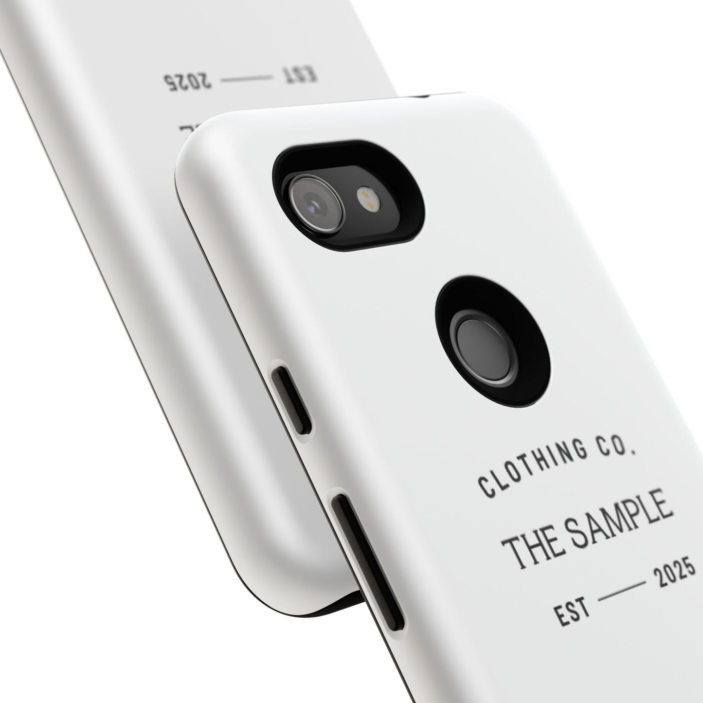 Durable Phone Case - “The Sample Clothing Co.” Design