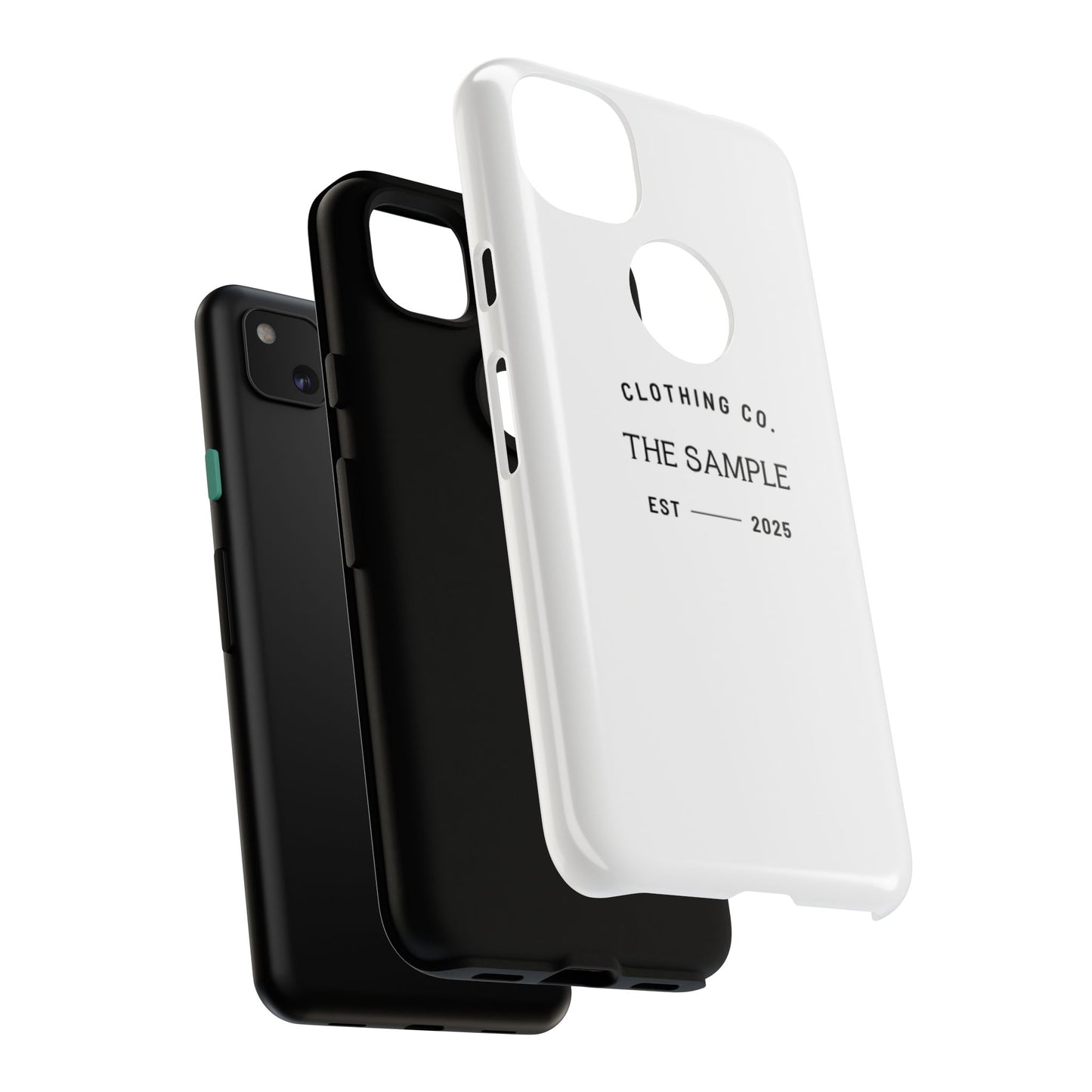 Durable Phone Case - “The Sample Clothing Co.” Design