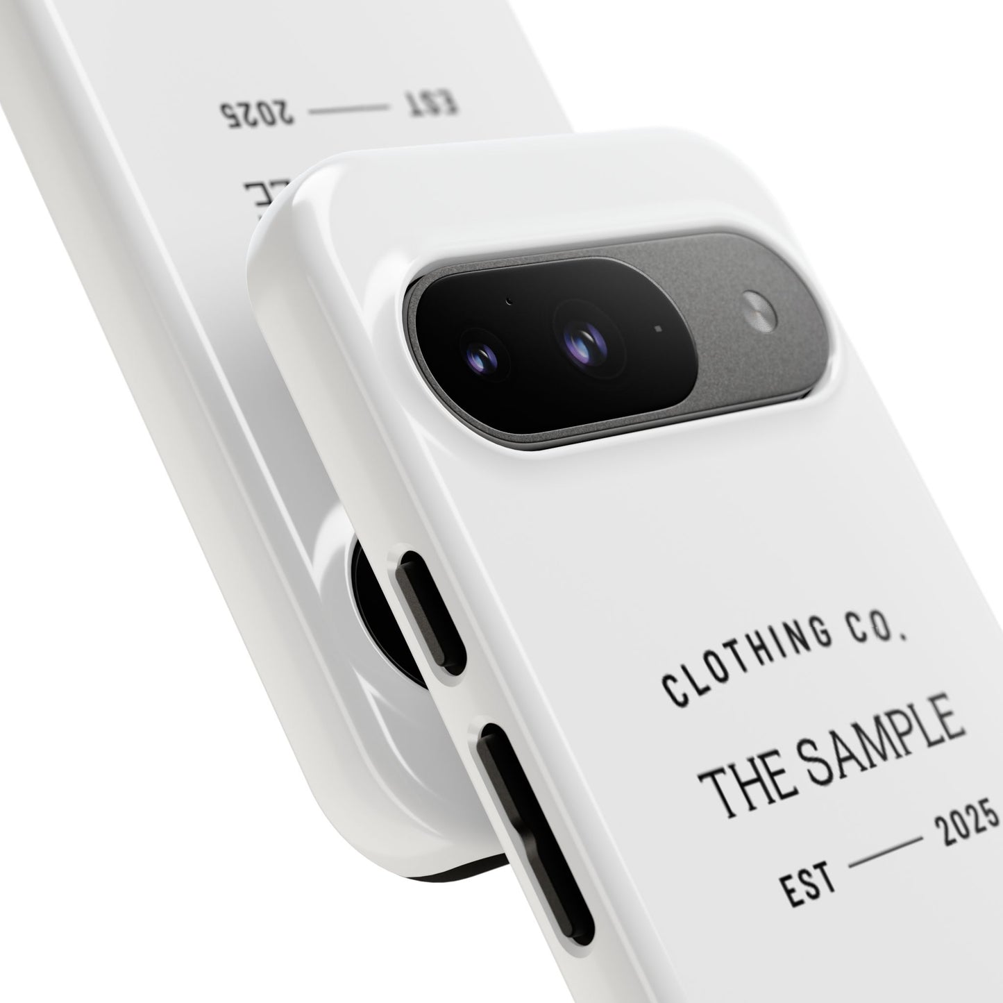 Durable Phone Case - “The Sample Clothing Co.” Design