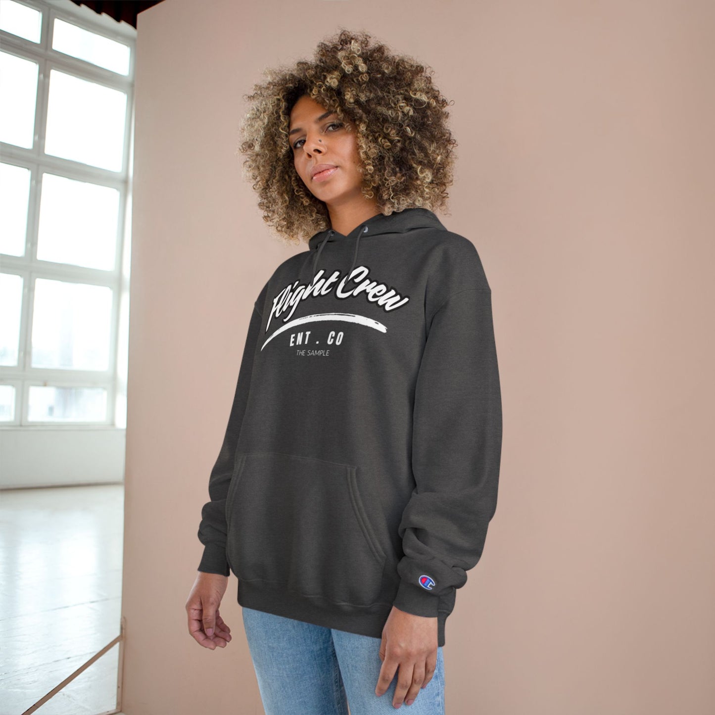 Champion Hoodie - "Flight Crew" Design